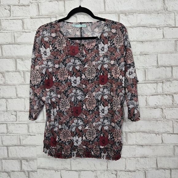 Maurices floral printed blouse - Picture 5 of 13